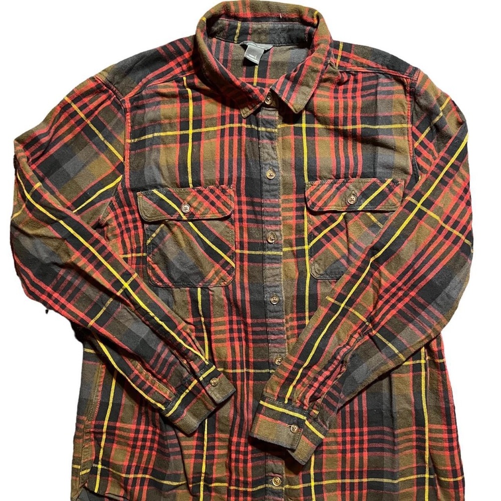 Eddie Bauer button down flannel L